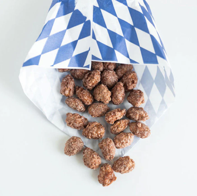 <strong>Atlantic Mustard Mill</strong> <br> Glazed Almonds  $5.60 